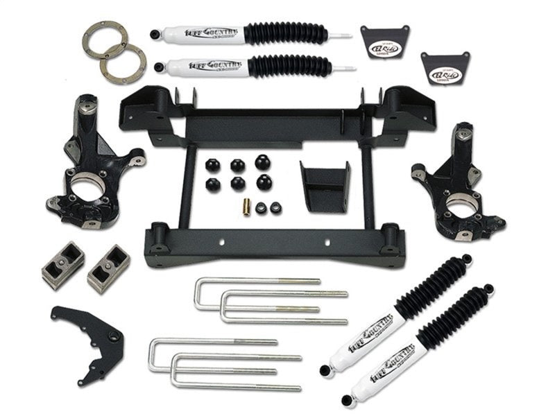 2 Inch Lift Kit 01-10 Silverado/Sierra 2500HD 4x4 w/Rear Add A Leafs Tuff Country main image 1