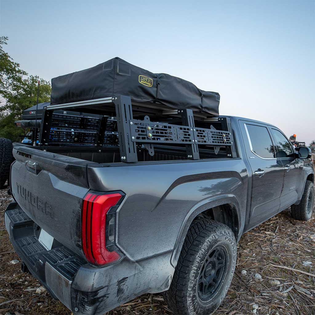 22 Toyota Tundra Cali Raised LED Overland Bed Rack