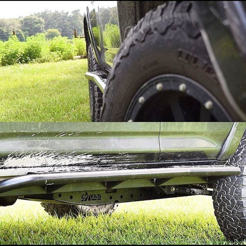 C4 Fabrication 10-13 5th Gen Toyota 4Runner Rock Sliders