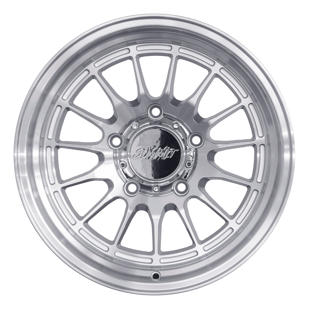DAKAR / MACHINED SILVER / 17X9.0 +0 (5 LUG) – Cali Raised Offroad