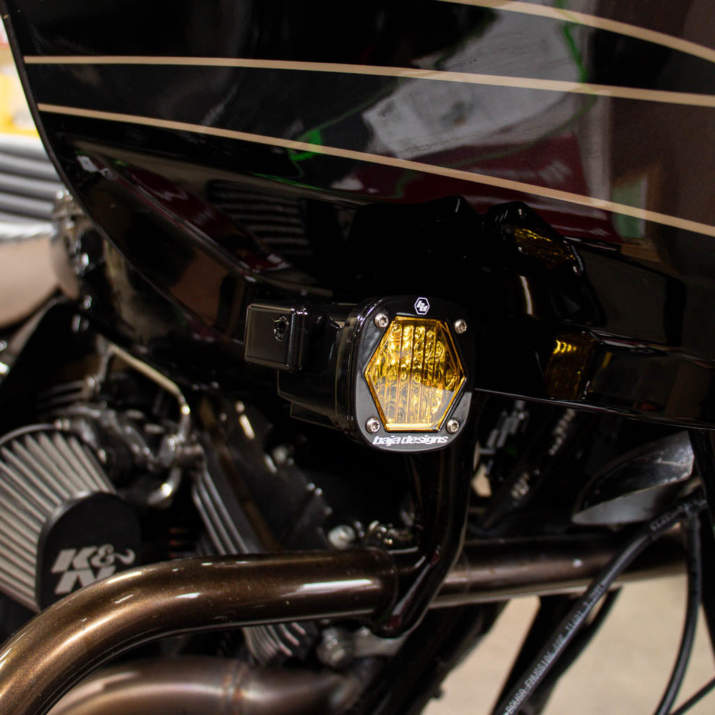 A10 MOTO 98-13 Road Glide Billet S1 Pod Front Turn Signal Kit