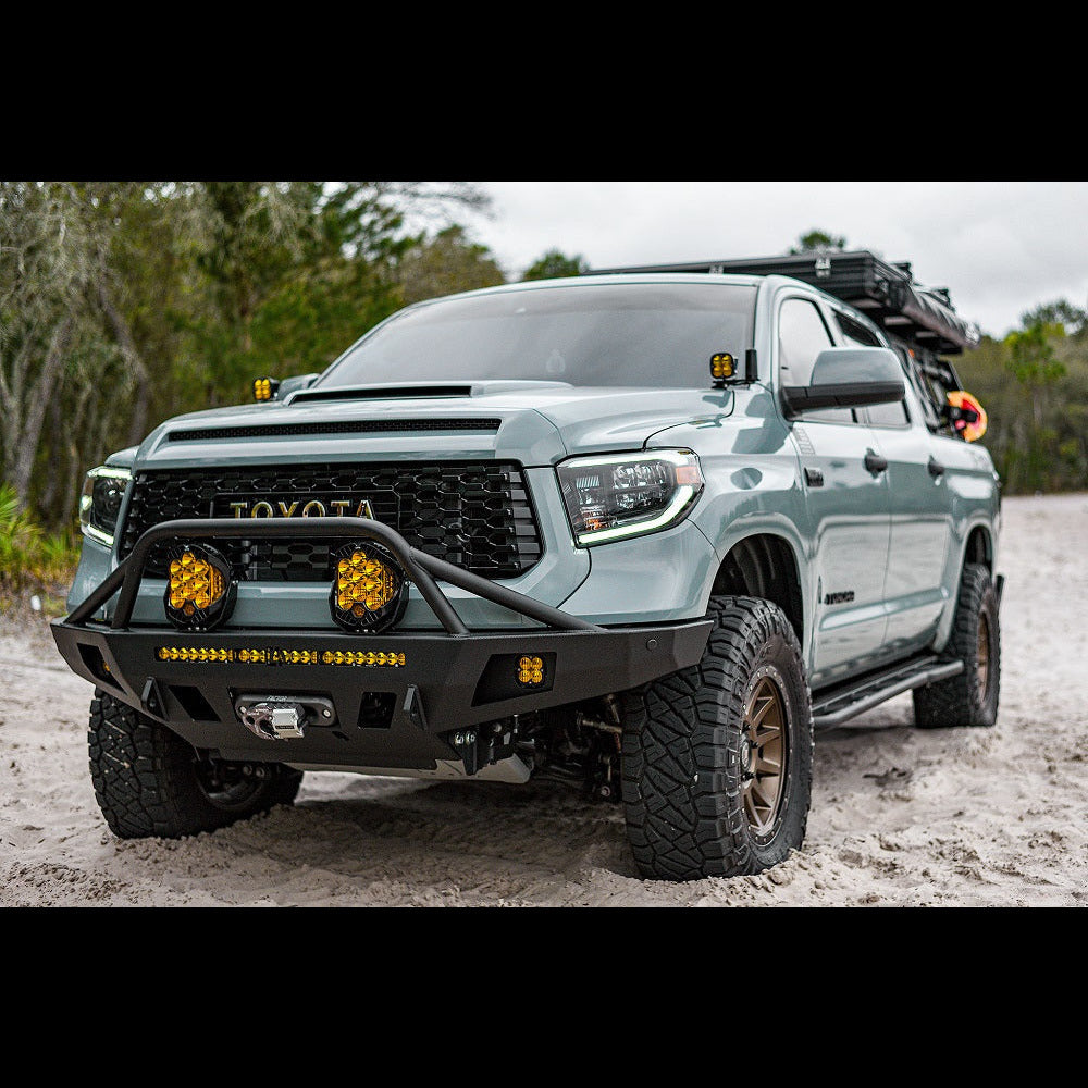 C4 Fabrication 14-21 2nd Gen Toyota Tundra Overland Series Front Bumper