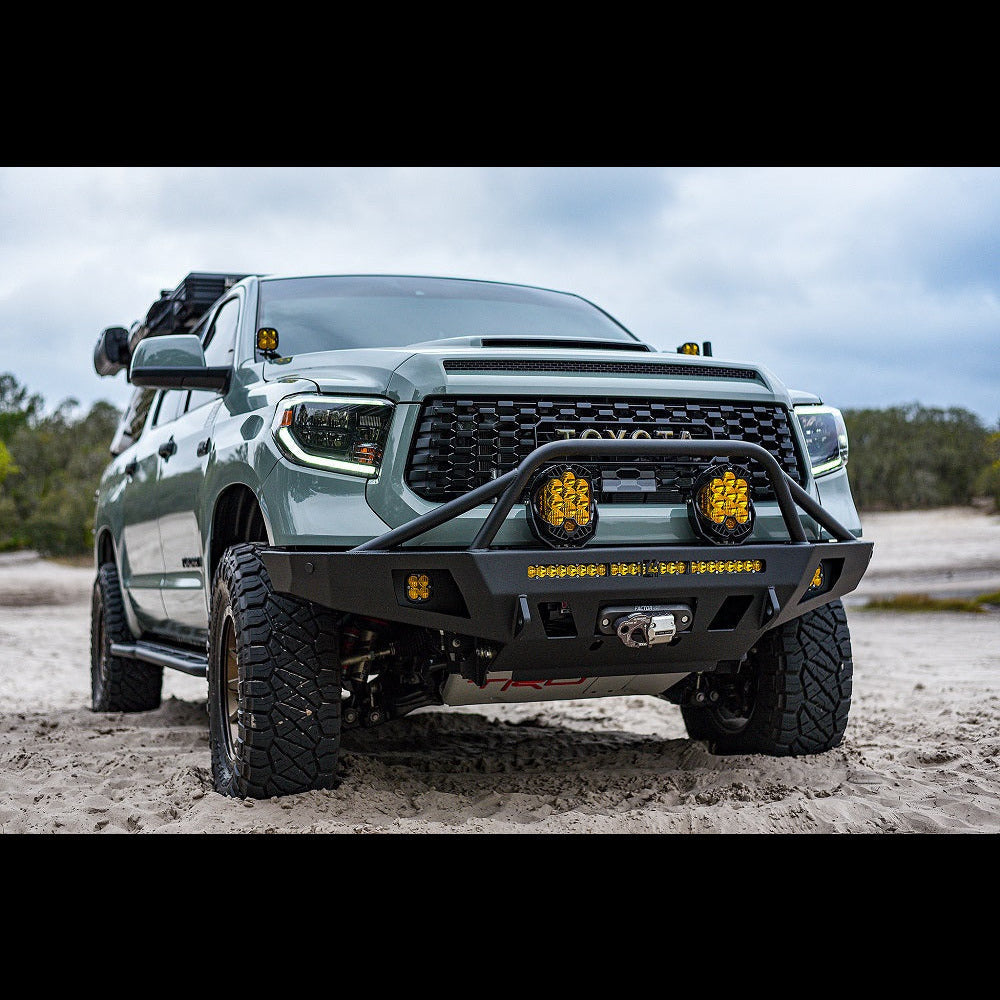 C4 Fabrication 14-21 2nd Gen Toyota Tundra Overland Series Front Bumper