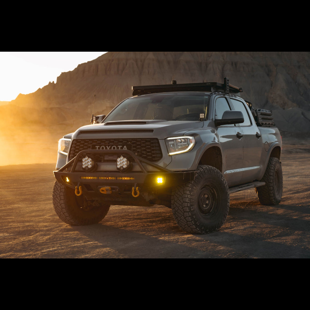 C4 Fabrication 14-21 2nd Gen Toyota Tundra Overland Series Front Bumper