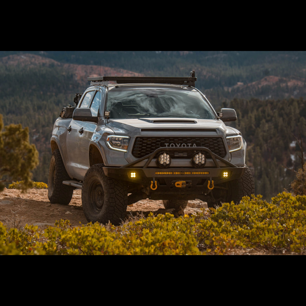 C4 Fabrication 14-21 2nd Gen Toyota Tundra Overland Series Front Bumper