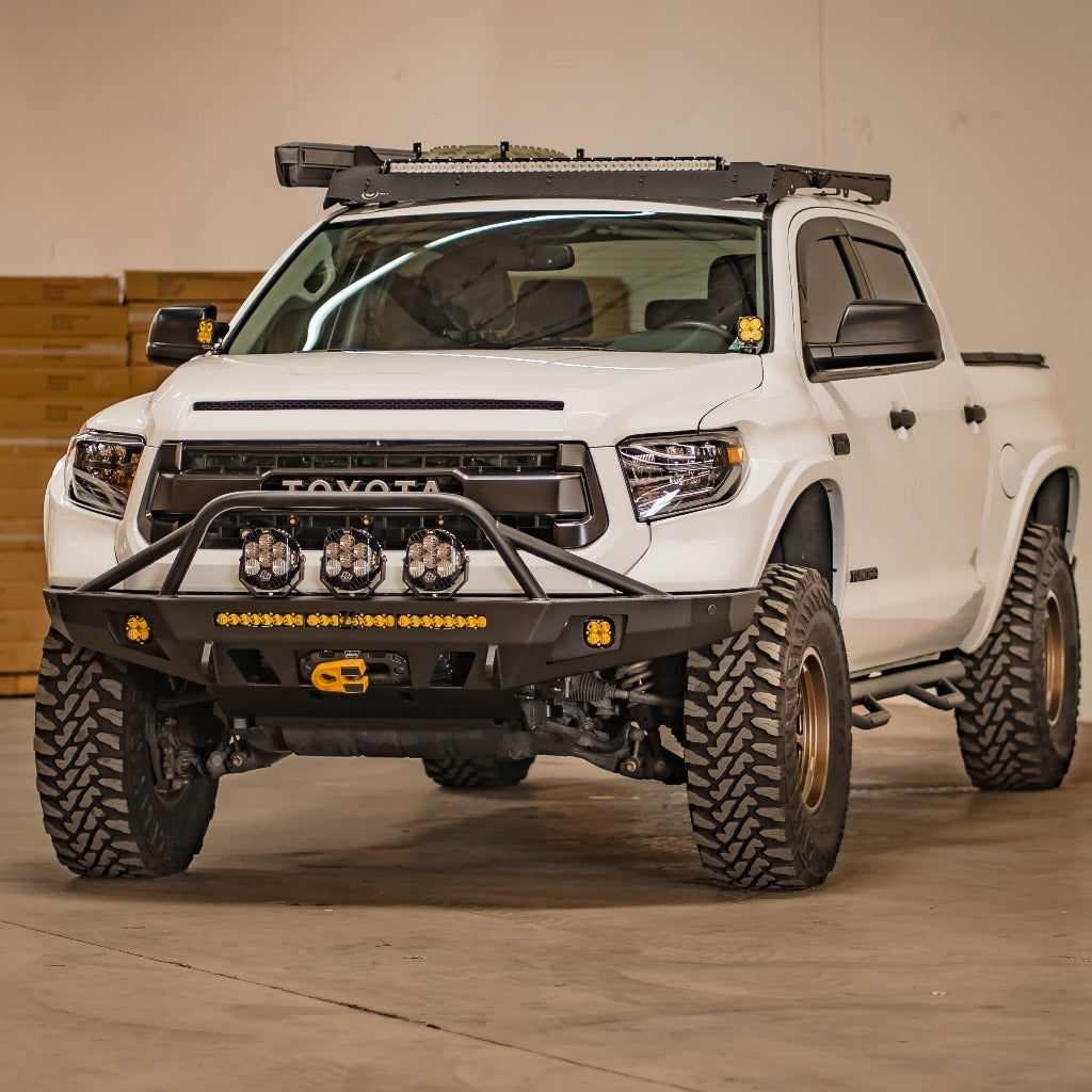C4 Fabrication 14-21 2nd Gen Toyota Tundra Overland Series Front Bumper