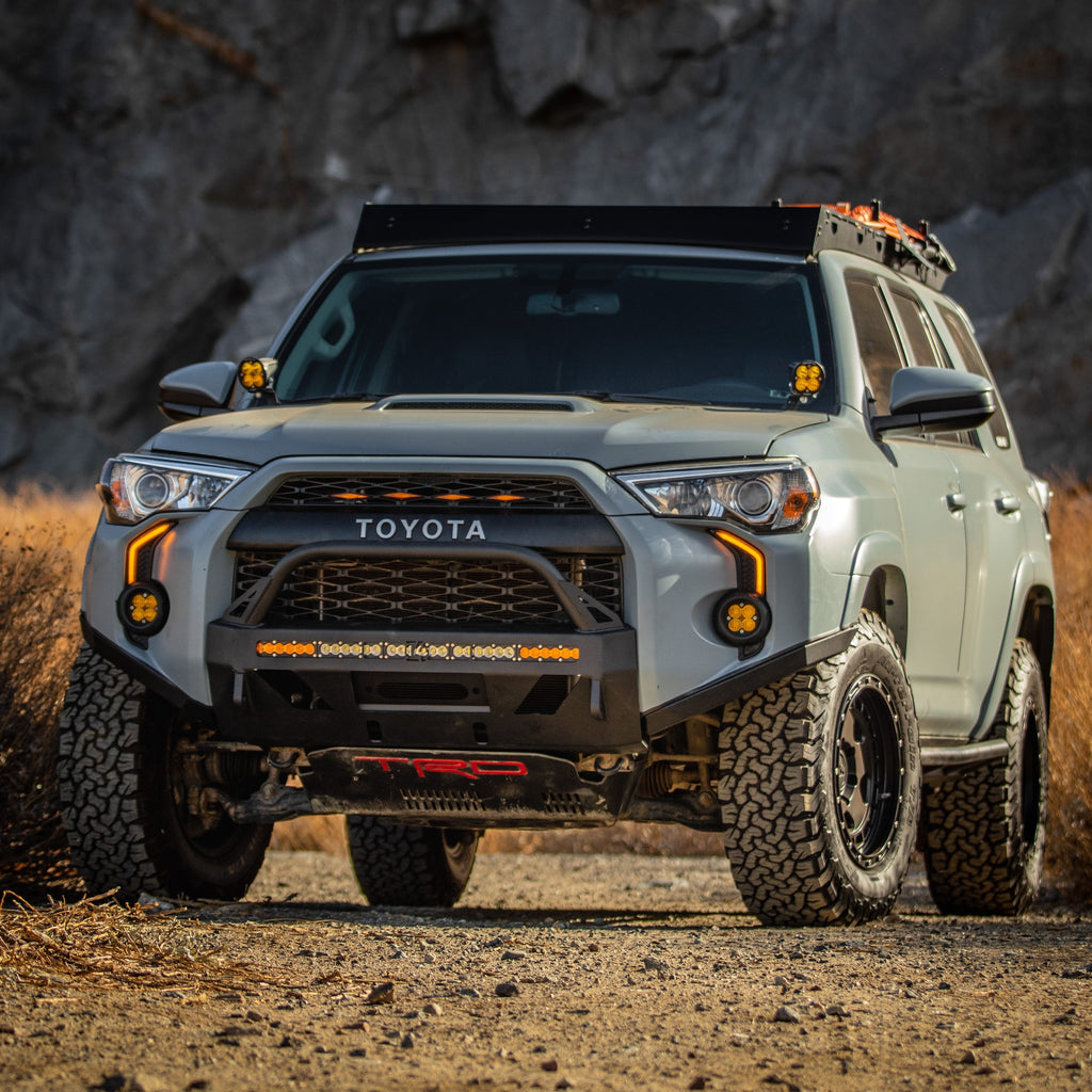 C4 Fabrication 14+ 5th Gen Toyota 4Runner Lo Pro Bumper High Clearance Additions - 1100-1214-HCSA