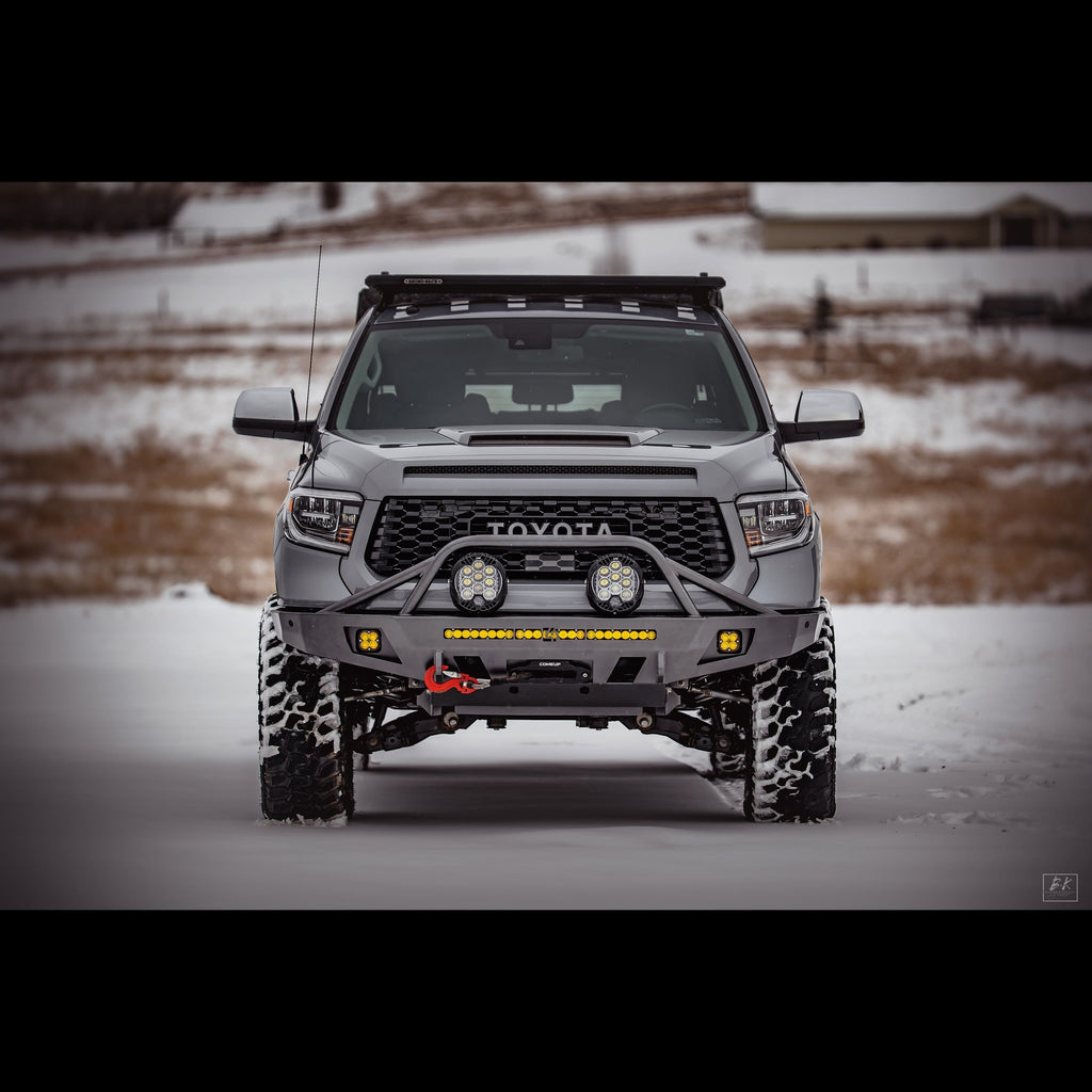 C4 Fabrication 14-21 2nd Gen Toyota Tundra Overland Series Front Bumper