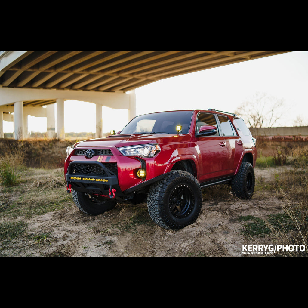 C4 Fabrication 14+ 5th Gen Toyota 4Runner Lo Pro Bumper High Clearance Additions - 1100-1214-HCSA