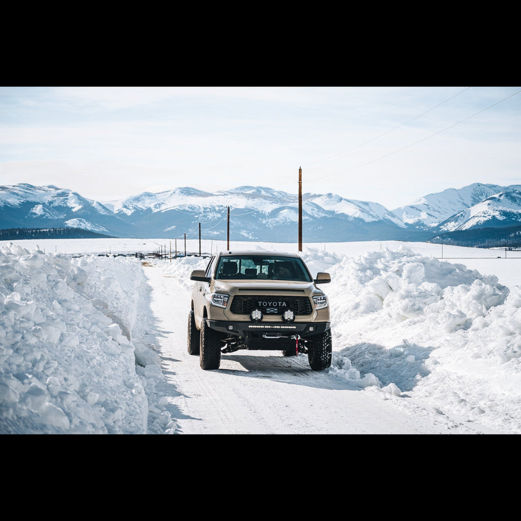 C4 Fabrication 14-21 2nd Gen Toyota Tundra Overland Series Front Bumper