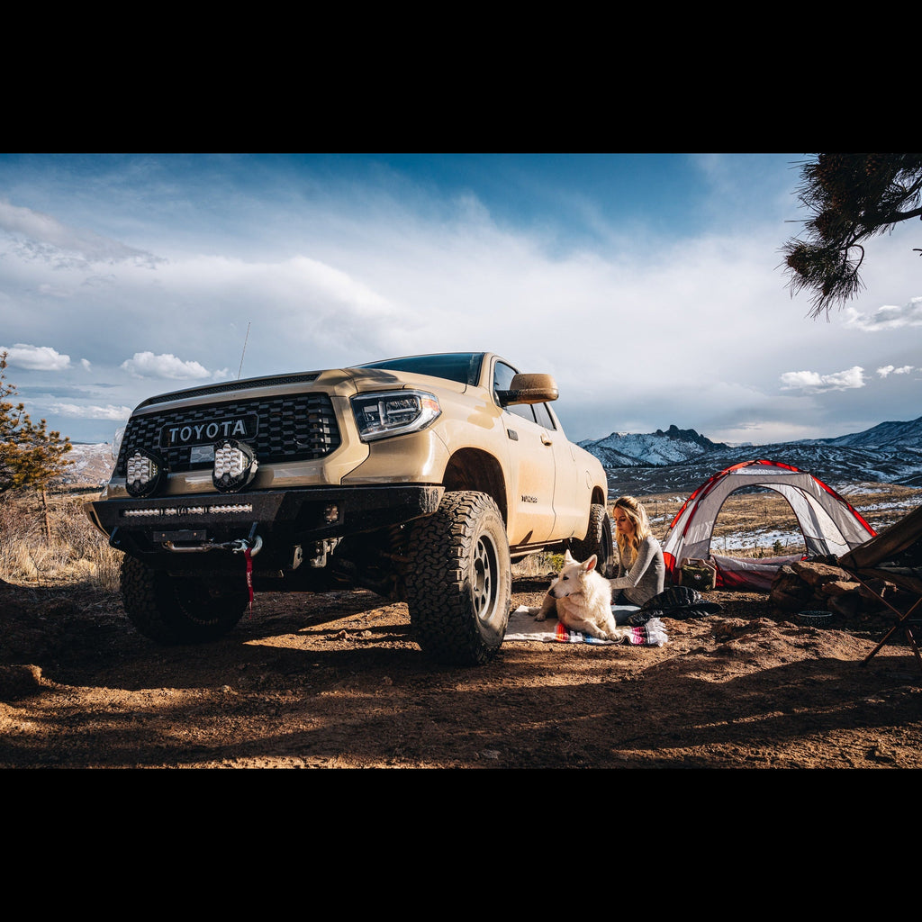 C4 Fabrication 14-21 2nd Gen Toyota Tundra Overland Series Front Bumper