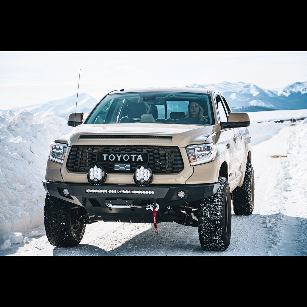 C4 Fabrication 14-21 2nd Gen Toyota Tundra Overland Series Front Bumper
