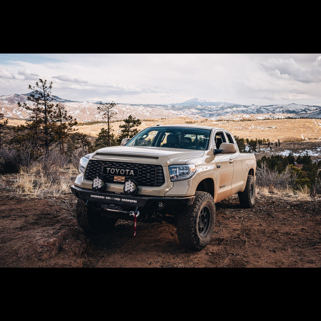 C4 Fabrication 14-21 2nd Gen Toyota Tundra Overland Series Front Bumper