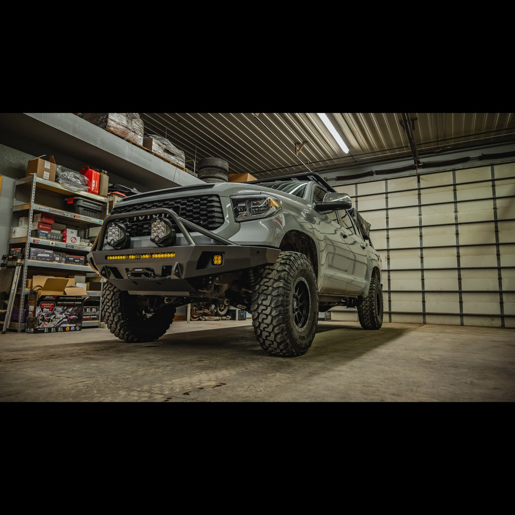 C4 Fabrication 14-21 2nd Gen Toyota Tundra Overland Series Front Bumper