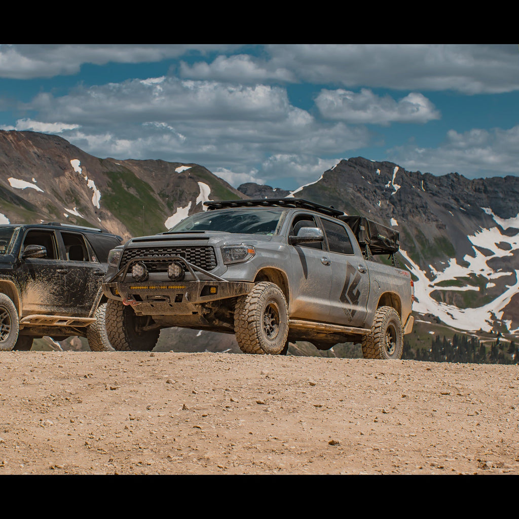 C4 Fabrication 14-21 2nd Gen Toyota Tundra Overland Series Front Bumper