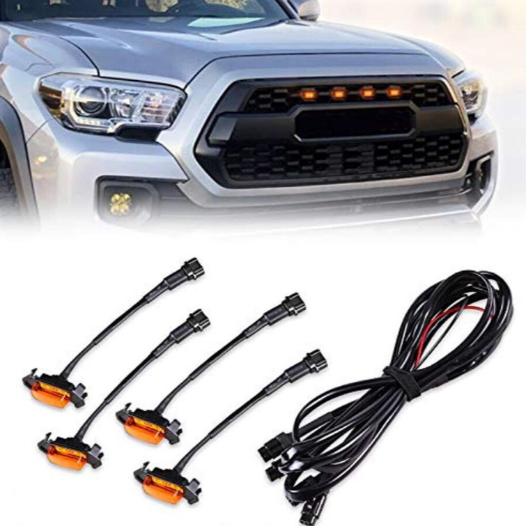 RGB LED Grille Lights For 2015-2023 Toyota Tacoma TRD-Pro - Multi Color Lighting Kit