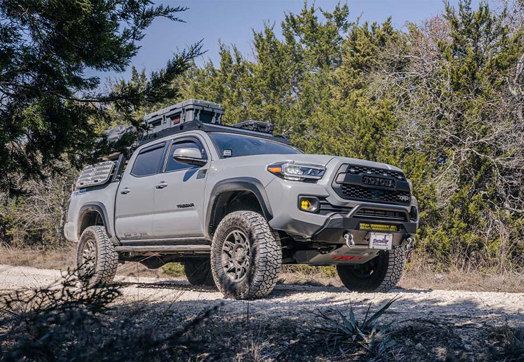 Toyota Tacoma Long Bed Cali Raised LED Overland Bed Rack fits: 05-Present