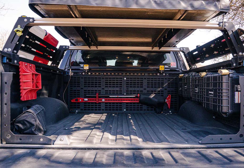 Toyota Tacoma Long Bed Cali Raised LED Overland Bed Rack fits: 05-Present