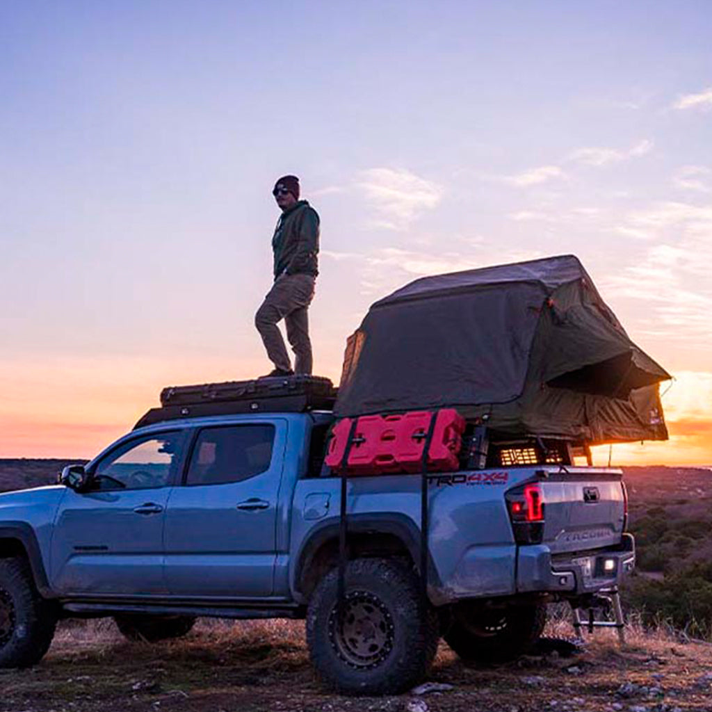 Toyota Tacoma Long Bed Cali Raised LED Overland Bed Rack fits: 05-Present