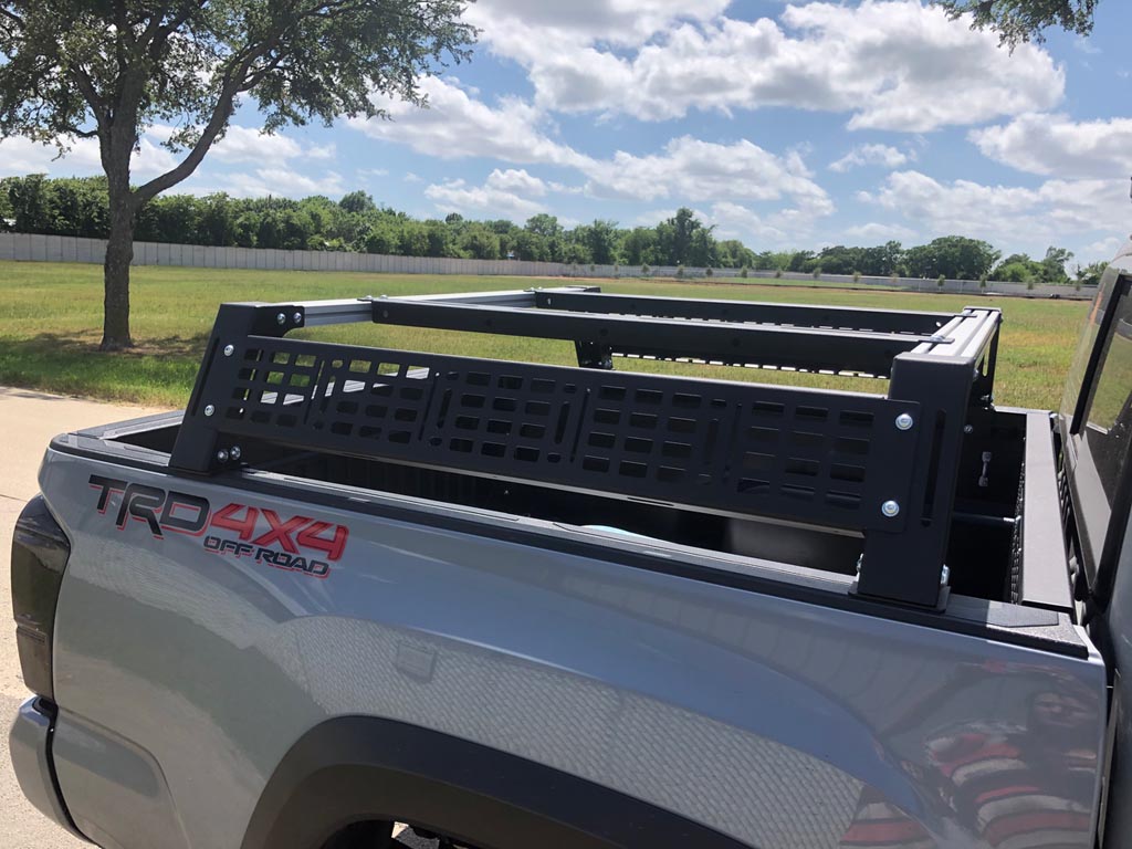 Toyota Tacoma Long Bed Cali Raised LED Overland Bed Rack fits: 05-Present