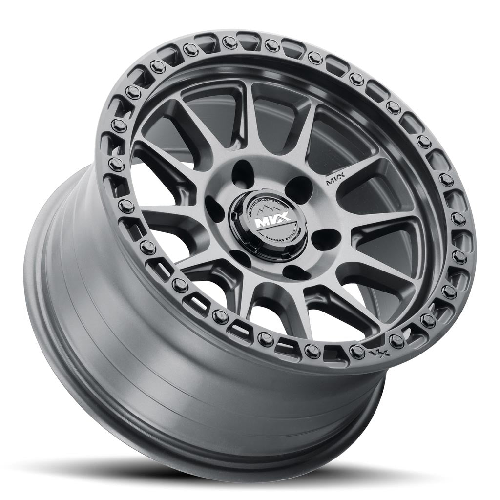 MVX OFFROAD 17x9 with 6X135 Bold Pattern 0 Offset MATTE GRAPHITE