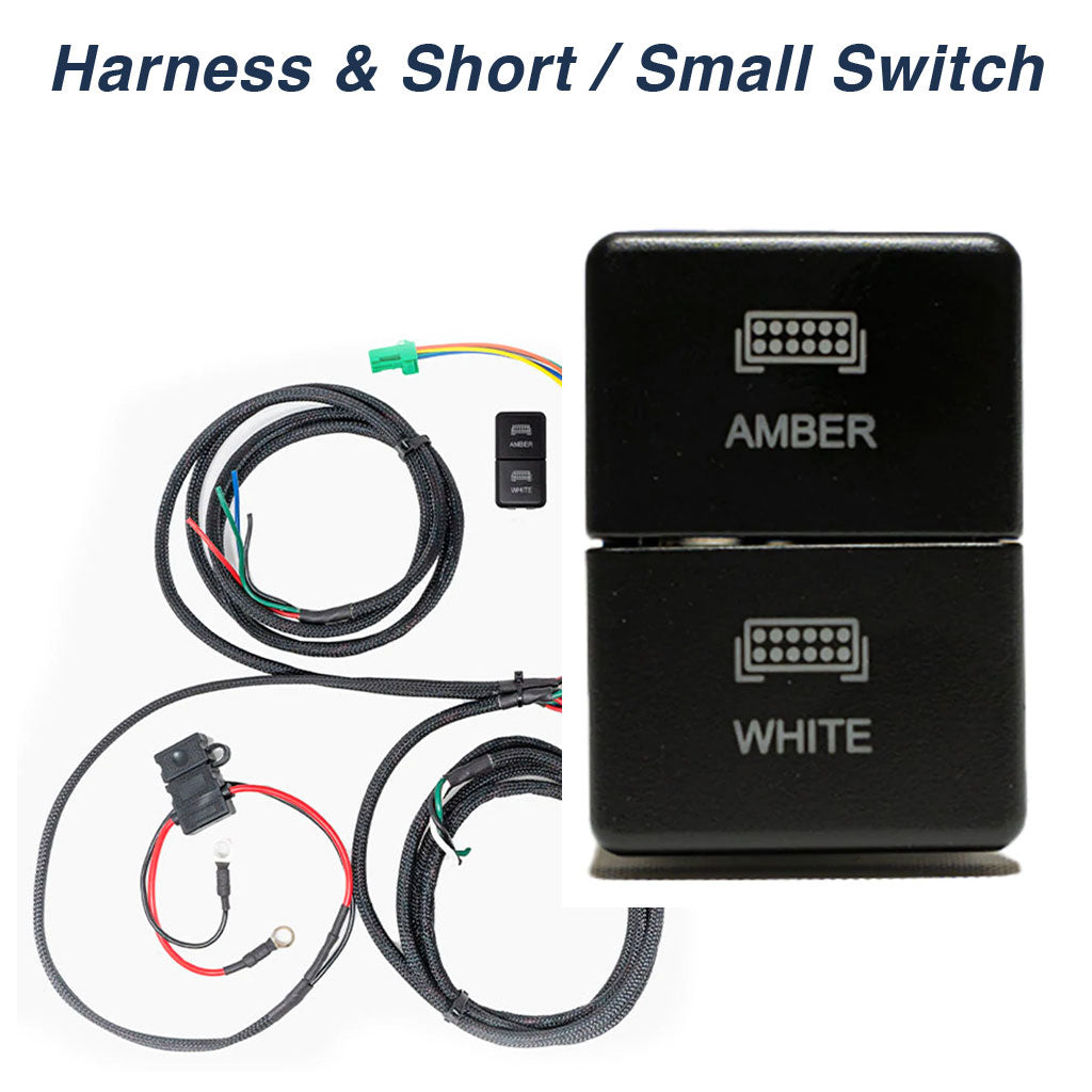 Heavy Duty Wiring Harness Kit ON-OFF Rock Switch For LED Cube Work Heavy Duty Wiring Harness Kit ON-OFF Rock Switch For LED Cube Work