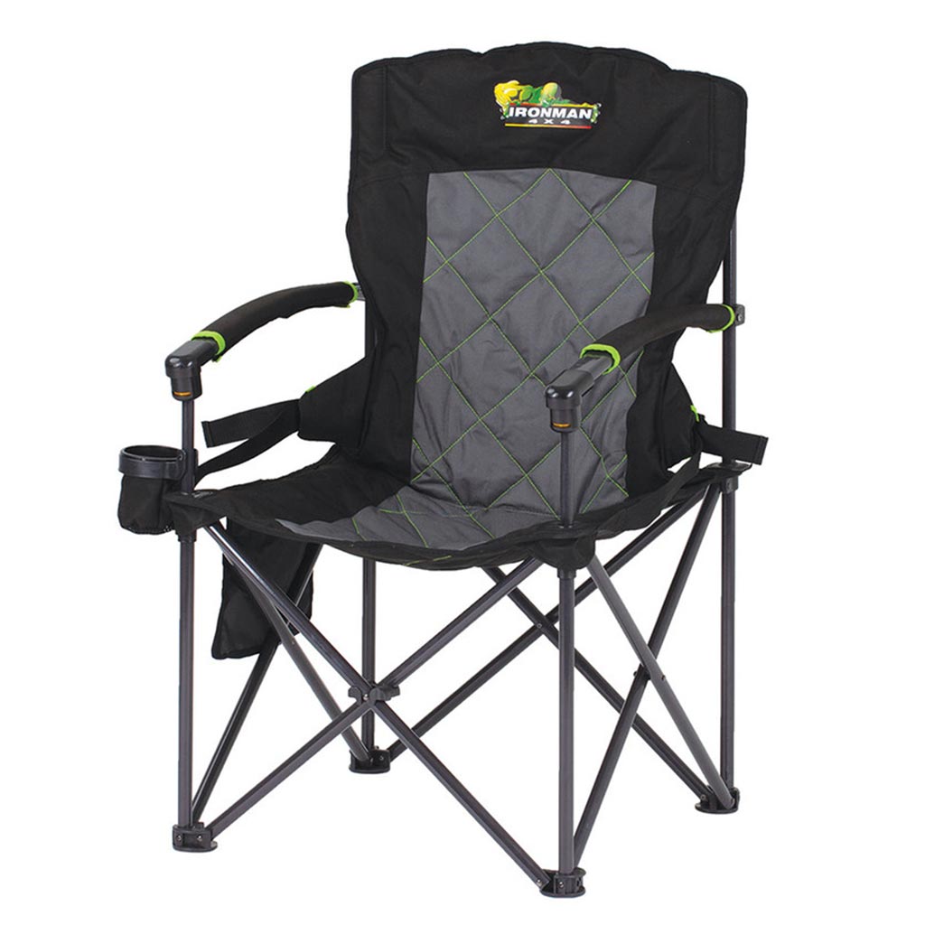 King Hard Arm Camp Chair With Lumbar Support ICHAIR0067 – Cali