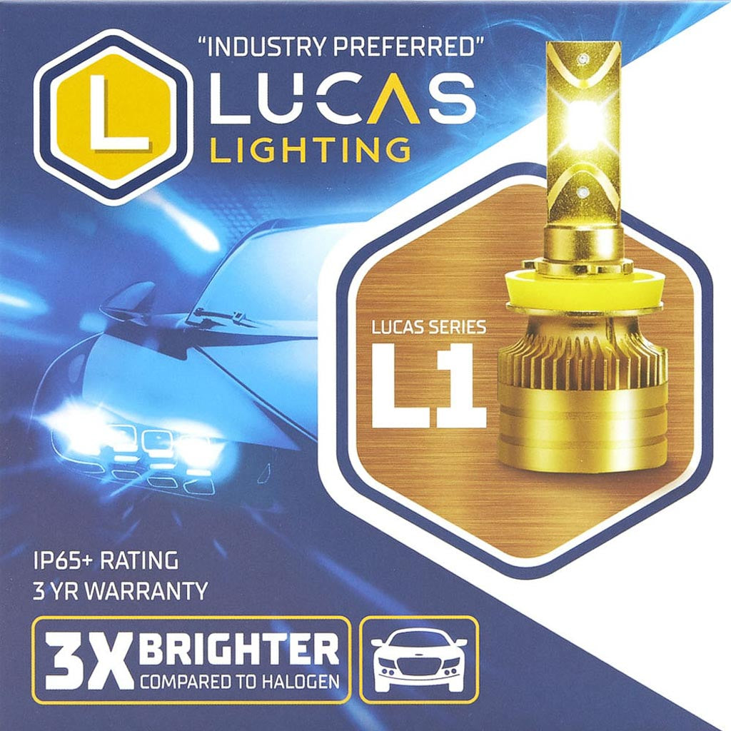 Lucas Lighting L1 Series Headlight Pair 3X Brighter – Cali Raised