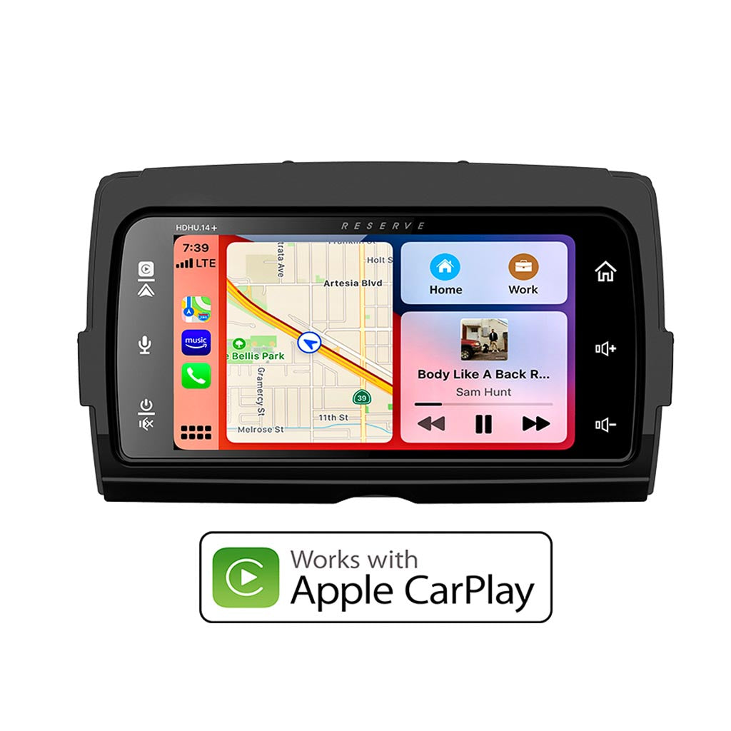 Precision Power 7" Plug-n-Play Touchscreen Head Unit with Apple CarPlay®, Android Auto® & SiriusXM® Tuner Ready - HDHU.14+