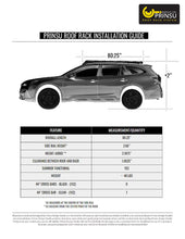 Load image into Gallery viewer, PRINSU Subaru Crosstrek 2018-2022 Roof Rack