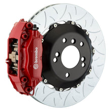 Load image into Gallery viewer, Brembo 89-98 Skyline GTR/99-01 Skyline GTR Rr GT BBK 4 Pist Cast 345x28 2pc Rotor Slotted Type3-Red