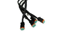 Load image into Gallery viewer, DV8 Offroad Universal 4-Way 1-DTP to 4-DTP Plug Harness - 15ft