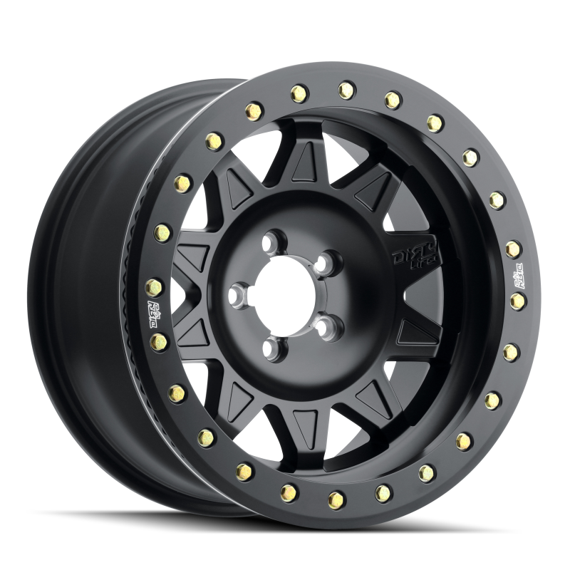 Dirty Life 9302 Roadkill Race 17x9/5x127 BP/-14mm Offset/71.5mm Hub Matte Blk Wheel - Beadlock