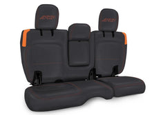 Load image into Gallery viewer, PRP Jeep Wrangler JL Rear Bench CoversU - 4 door with Armrest - Black/Orange