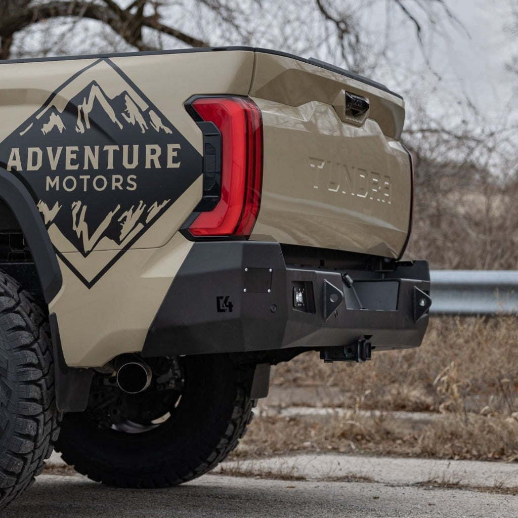 C4 Fabrication 22+ 3rd Gen Toyota Tundra Overland Series Rear Bumper