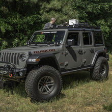 Load image into Gallery viewer, Rugged Ridge Roof Rack with Basket 18-20 Jeep Wrangler JL 4Dr Hardtops