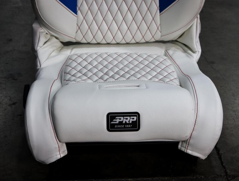 PRP EnduroDaily Reclining Suspension Seat - Black/Purple Vinyl - Passenger
