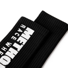 Load image into Gallery viewer, Method Brand Logo Performance Socks - Black
