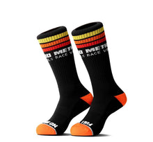 Load image into Gallery viewer, Method Classic Stripes Logo Performance Socks - Black