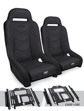 Load image into Gallery viewer, PRP Polaris RZR 570 GT3 Suspension Seats Kit (Pair) - Black