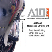 Load image into Gallery viewer, A10 MOTO Low Rider ST &quot;Cut In&quot; Recessed LP6 Mount Combo Kit