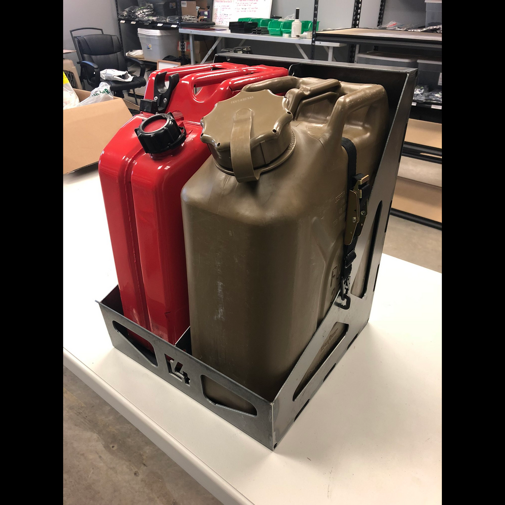 C4 Fabrication Dual Jerry Can Carrier - 9000-4904