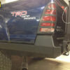 Tacoma 2.0 Swing Arm Bumper Dual Swing Arm Tire Carrier 2nd Gen 05-15 Toyota Tacoma Bushmaster Bare Metal CBI Offroad