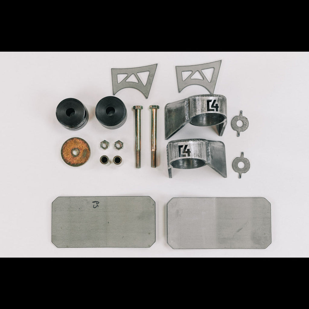 C4 Fabrication 05-15 2nd Gen Toyota Tacoma Body Mount Relocation - 1200-8405-BM