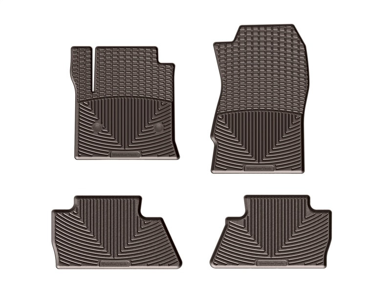 WT Rubber Mats - Front - Cocoa