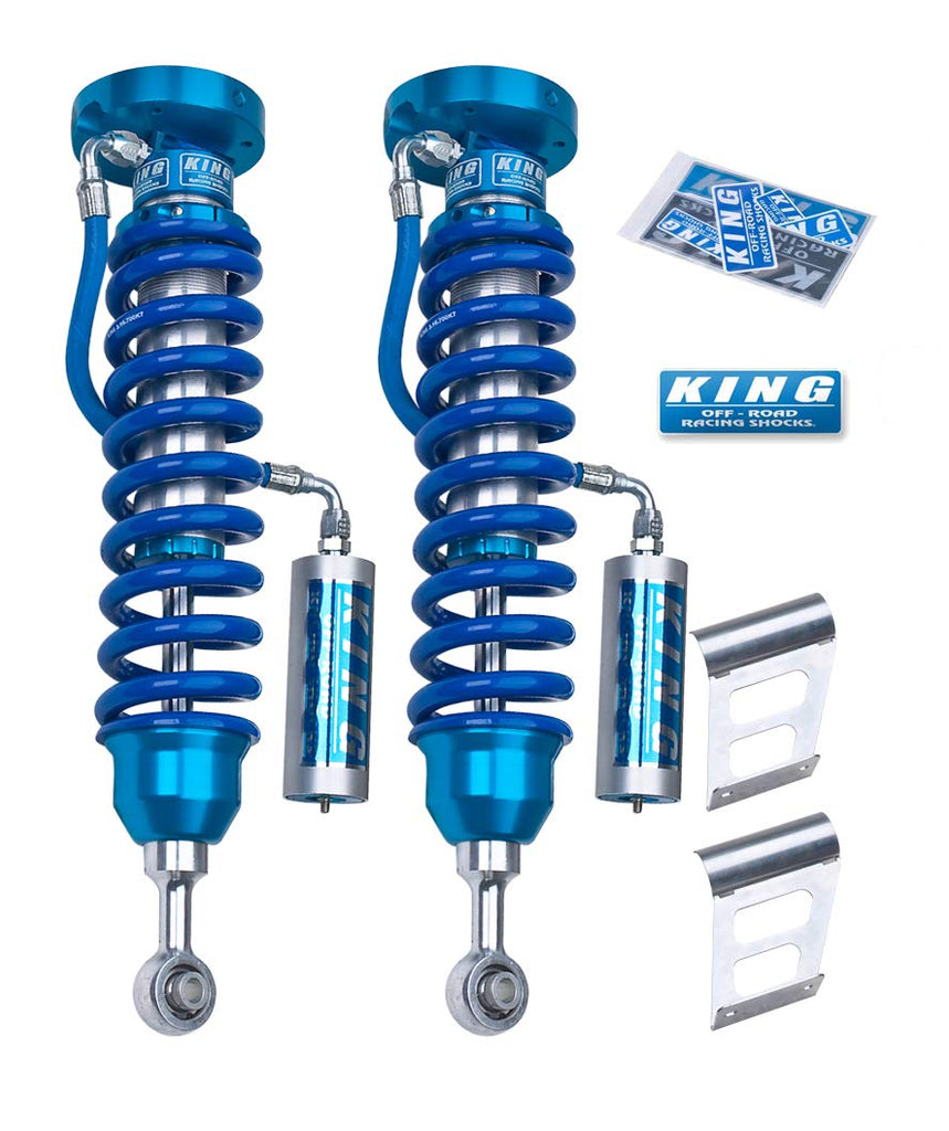King Shocks 2007+ Toyota Tundra 2.5 Dia Front Coilover w/Remote Reservoir w/Adjuster (Pair)