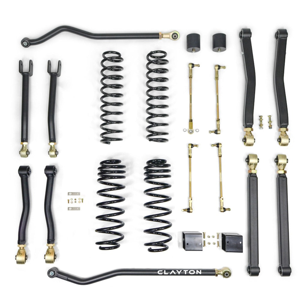 CLAYTON OFF ROAD Jeep Wrangler DIESEL 3.5" PREMIUM Lift Kit 2018-Present, JL 2909135 - Cali Raised Offroad