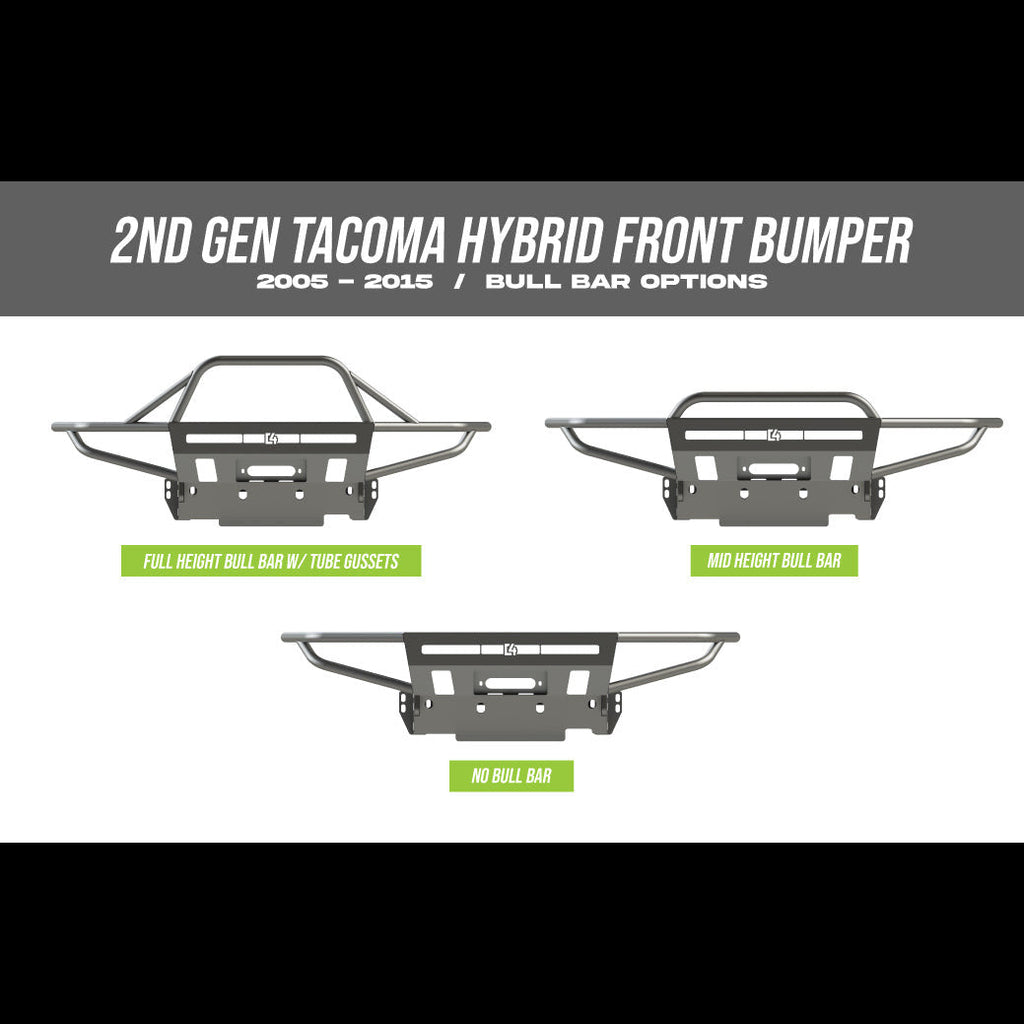 C4 Fabrication 05-11 2nd Gen Toyota Tacoma Hybrid Front Bumper