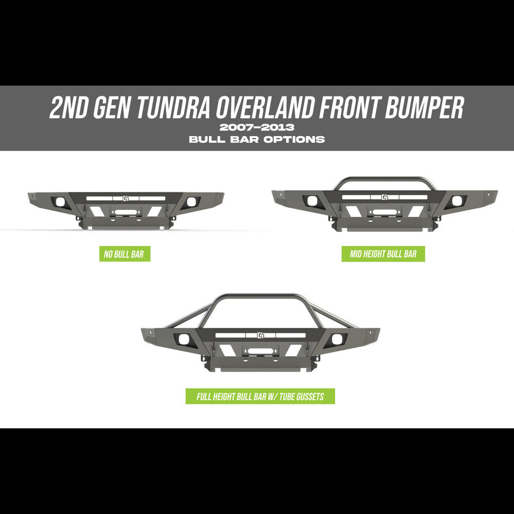 C4 Fabrication 07-13 2nd Gen Toyota Tundra Overland Series Front Bumper
