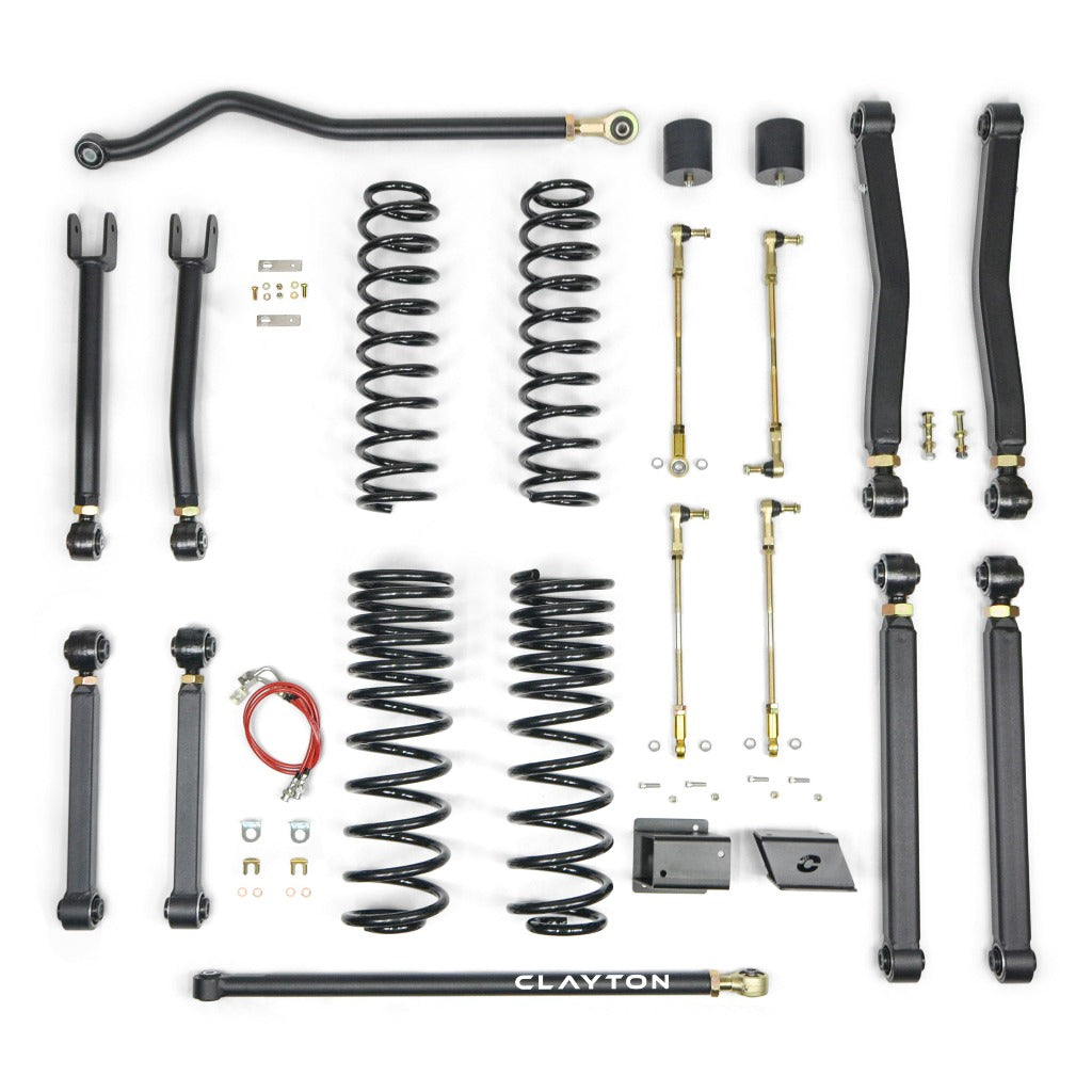 CLAYTON OFF ROAD Jeep Gladiator 3.5" OVERLAND+ Lift Kit 2020-Present, JT 3010035 - Cali Raised Offroad